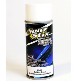 SPAZ STIX SZX05409 COLOR CHANGE GOLD/GREEN AEROSOL PAINT, 3.5OZ CAN