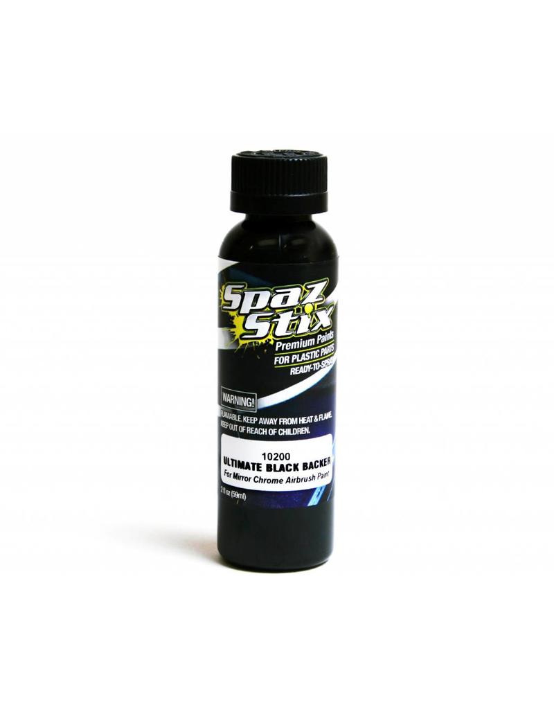 SPAZ STIX SZX10200 ULTIMATE BLACK BACKER FOR MIRROR CHROME AIRBRUSH PAINT