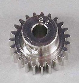 ROBINSON RACING RRP1023 48P PINION GEAR 23T (3.17MM BORE): NICKEL PLATED ALLOY STEEL