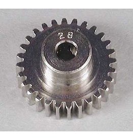 ROBINSON RACING RRP1028 48P PINION GEAR 28T (3.17MM BORE): NICKEL PLATED ALLOY STEEL
