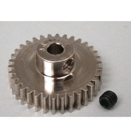 ROBINSON RACING RRP1034 48P PINION GEAR 34T (3.17MM BORE): NICKEL PLATED ALLOY STEEL