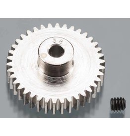 ROBINSON RACING RRP1038 48P PINION GEAR 38T (3.17MM BORE): NICKEL PLATED ALLOY STEEL