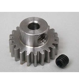 ROBINSON RACING RRP1121 MOD 0.6 PINION GEAR 21T (3.17MM BORE): HARDENED ALLOY STEEL