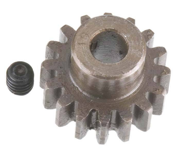RRP1216 - Extra Hard Steel 5mm Bore 1 Module Pinion, 16T
