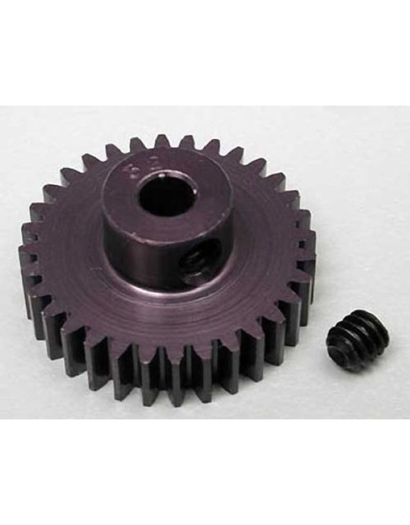 ROBINSON RACING RRP1332 48P PINION GEAR 32T (3.17MM BORE): HARD COATED ALUMINUM