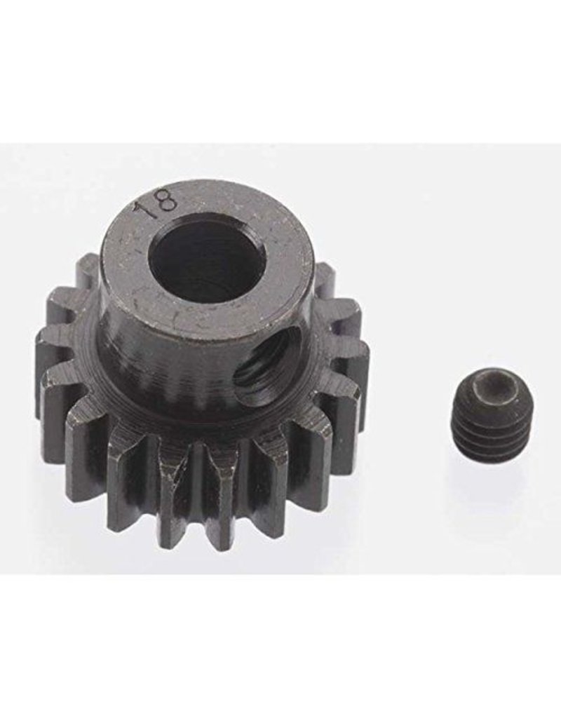 ROBINSON RACING RRP8618 32P PINION GEAR 18T (5MM BORE): EXTRA HARDENED STEEL