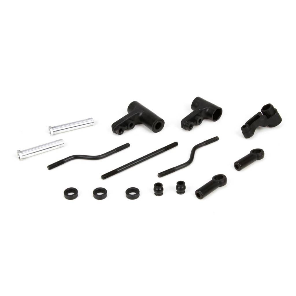 ECX231008 BELL CRANK SET W/POST AND BUSHINGS: 1/10 4WD ALL