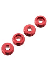 ARRMA AR330196 NUT FRONT HUB ALUMINUM RED (4)