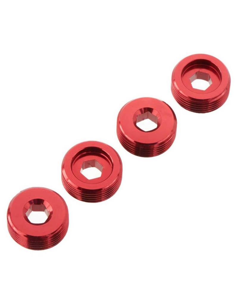 ARRMA AR330196 NUT FRONT HUB ALUMINUM RED (4)