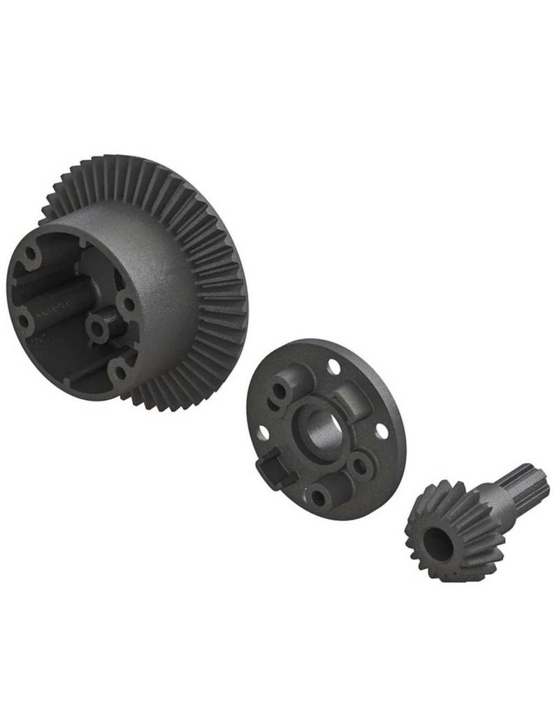 ARRMA AR310802 DIFFERENTIAL CASE 49T MAIN GEAR 17T INPUT GEAR SET