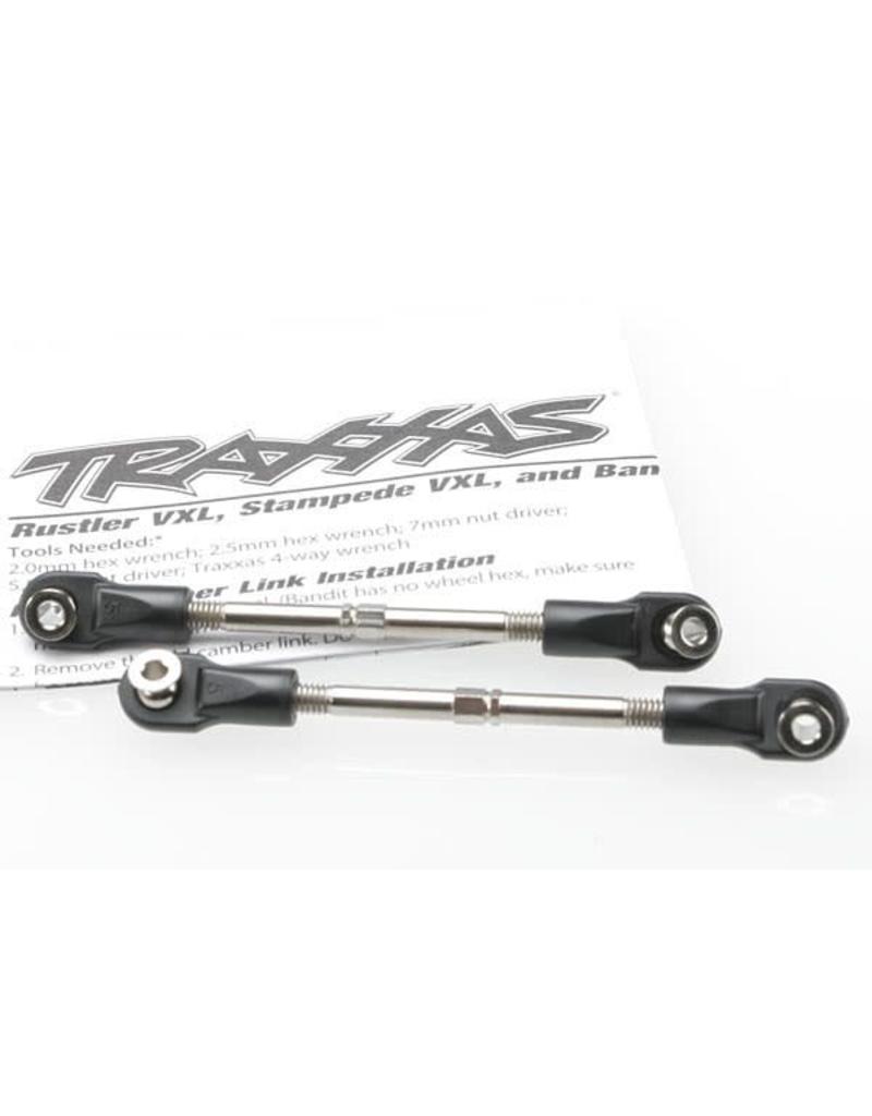 TRAXXAS TRA3745 TURNBUCKLES, TOE LINK, 59MM (78MM CENTER TO CENTER) (2) (ASSEMBLED WITH ROD ENDS AND HOLLOW BALLS)