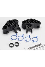 TRAXXAS TRA5334R AXLE CARRIERS, LEFT & RIGHT (1 EACH) (USE WITH LARGER 6X13MM BALL BEARINGS)/ BEARING ADAPTERS (FOR 6X12MM BALL BEARINGS) (2)/ DUST BOOT RETAINERS (4)