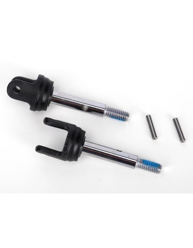TRAXXAS TRA6853X STUB AXLES, REAR, HEAVY DUTY (2)/PINS (2)