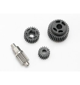 TRAXXAS TRA7093 GEAR SET, TRANSMISSION (INCLUDES 18T, 25T INPUT GEARS, 13T IDLER GEAR (STEEL), 35T OUTPUT GEAR, M3X13.75 SCREW PIN)