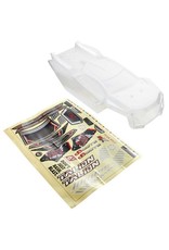 ARRMA AR406108 BODY W/ DECAL WINDOW MASK TALION 6S: CLEAR