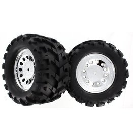 REDCAT RACING BS704-001A GROUND POUNDER PREMOUNTED TIRES & WHEELS (2)