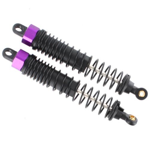 08001 PLASTIC BODY SHOCKS WITH BLACK SPRINGS