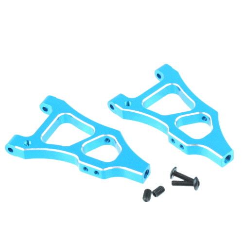 06040B ALUMINUM FRONT LOWER ARMS BLUE 2PCS