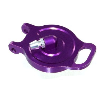 102259 PUPLE ALUMINUM FUEL TANK LID