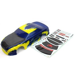 REDCAT RACING 12305 ONROAD CAR BODY: BLUE /YELLOW