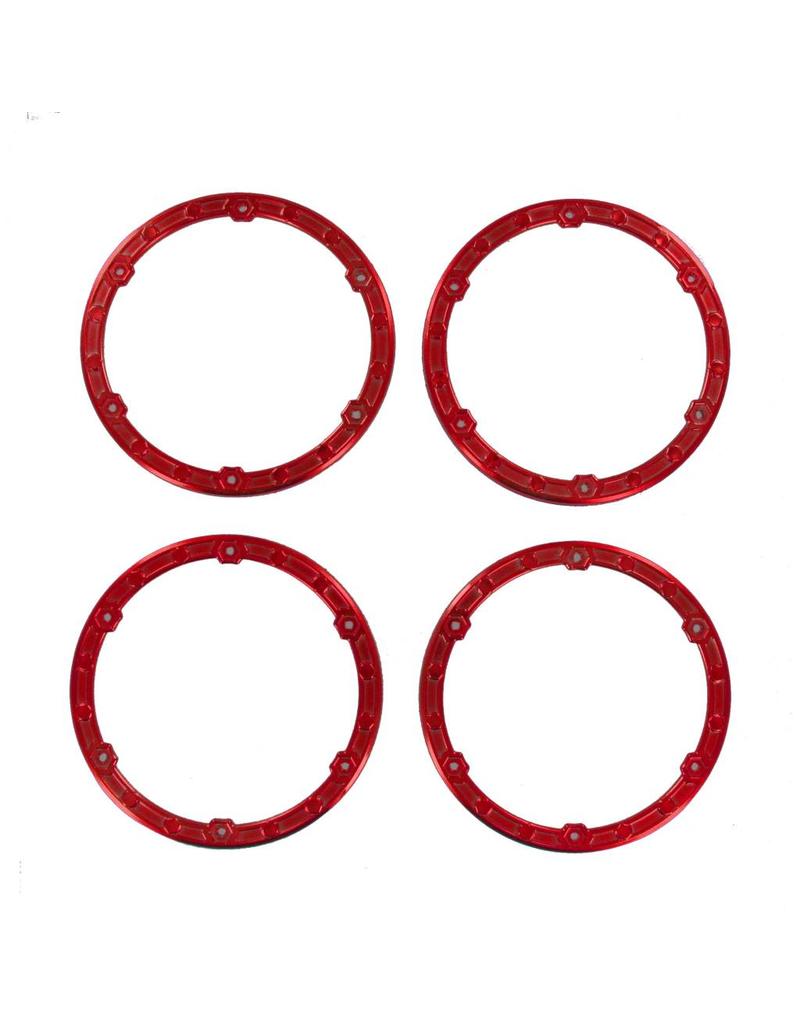 REDCAT RACING BS810-068R RED BEAD LOCK RINGS