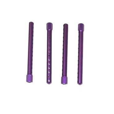 02144 PURPLE ALUMINUM BODY MOUNTS