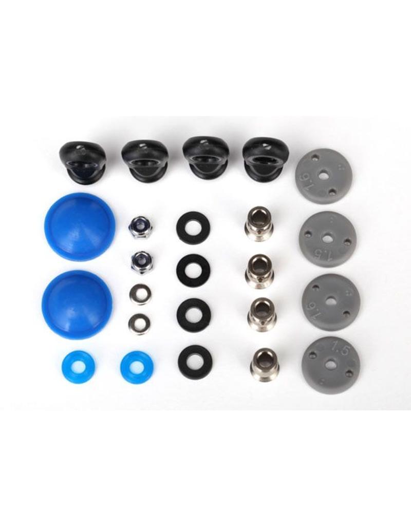 TRAXXAS TRA7463 REBUILD KIT, GTR LONG/XX-LONG SHOCKS (X-RINGS, BLADDERS, PISTONS, PISTON NUTS, SHOCK ROD ENDS, HOLLOW BALLS) (RENEWS 2 SHOCKS)