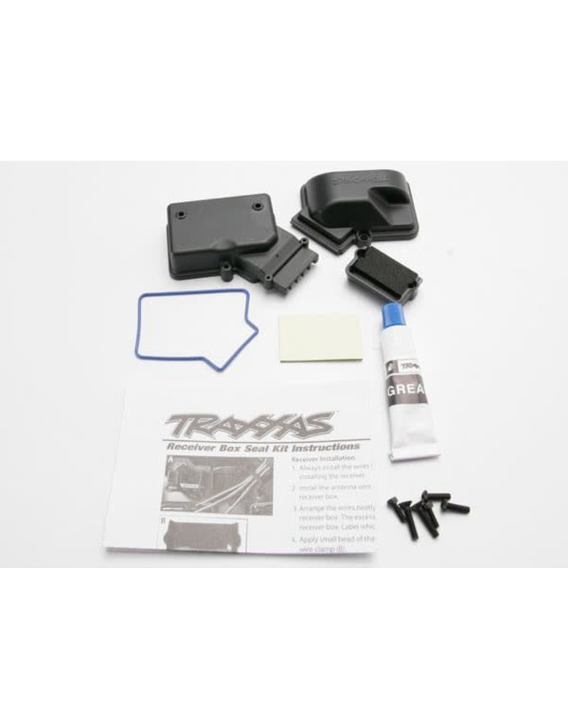 TRAXXAS TRA3924 BOX, RECEIVER (SEALED)/ FOAM PAD/ SILICONE GREASE/2.5X8MM BCS (2)/ 3X10MM CCS (2)/ 3X15MM CCS (2)