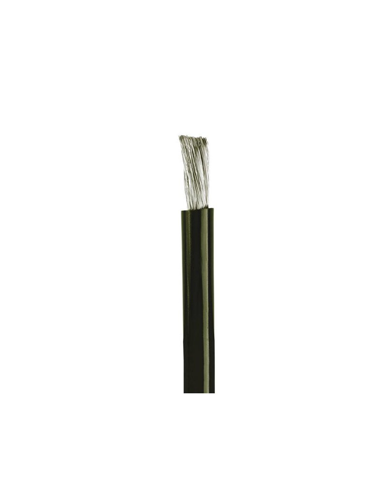 LECTRON PRO CSRC 8 AWG SILICONE WIRE BLACK: (BY THE FOOT)
