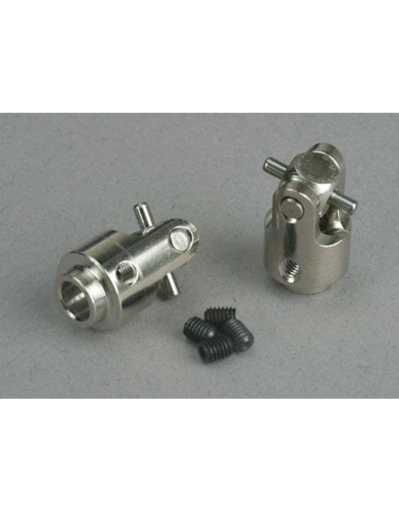 TRAXXAS TRA4628X DIFFERENTIAL OUTPUT YOKES, HARDENED STEEL (W/ U-JOINTS) (2)