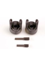 TRAXXAS TRA4927X TRANSMISSION OUTPUT YOKES (HEAVY DUTY) (2)/ SET SCREW YOKE PINS, M4/10 (1) & M4/18.5 (1)