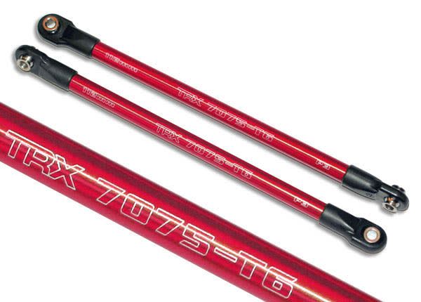 TRA5319X PUSH ROD (ALUMINUM) (ASSEMBLED WITH ROD ENDS) (2) (RED) (USE WITH #5359 PROGRESSIVE 3 ROCKERS)