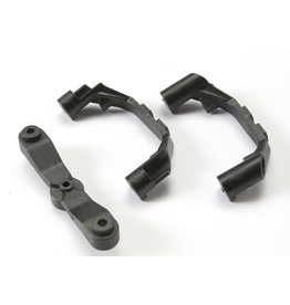 TRAXXAS TRA5343X MOUNT, STEERING ARM/ STEERING STOPS (2) (LOWER HINGE PIN RETAINER) (INCLUDES STANDARD AND MAXIMUM THROW STEERING STOPS)