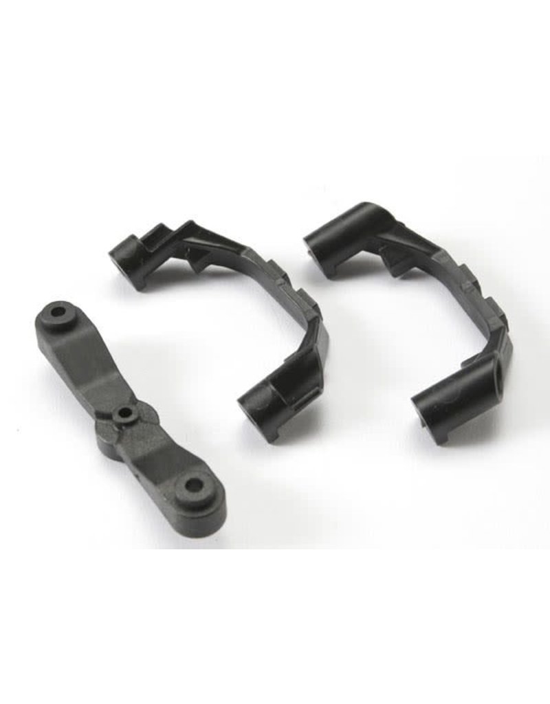 TRAXXAS TRA5343X MOUNT, STEERING ARM/ STEERING STOPS (2) (LOWER HINGE PIN RETAINER) (INCLUDES STANDARD AND MAXIMUM THROW STEERING STOPS)