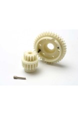 TRAXXAS TRA5385 GEAR SET, 2-SPEED STANDARD RATIO (2ND SPEED GEAR 39T, 13T-17T INPUT GEARS, HARDWARE)