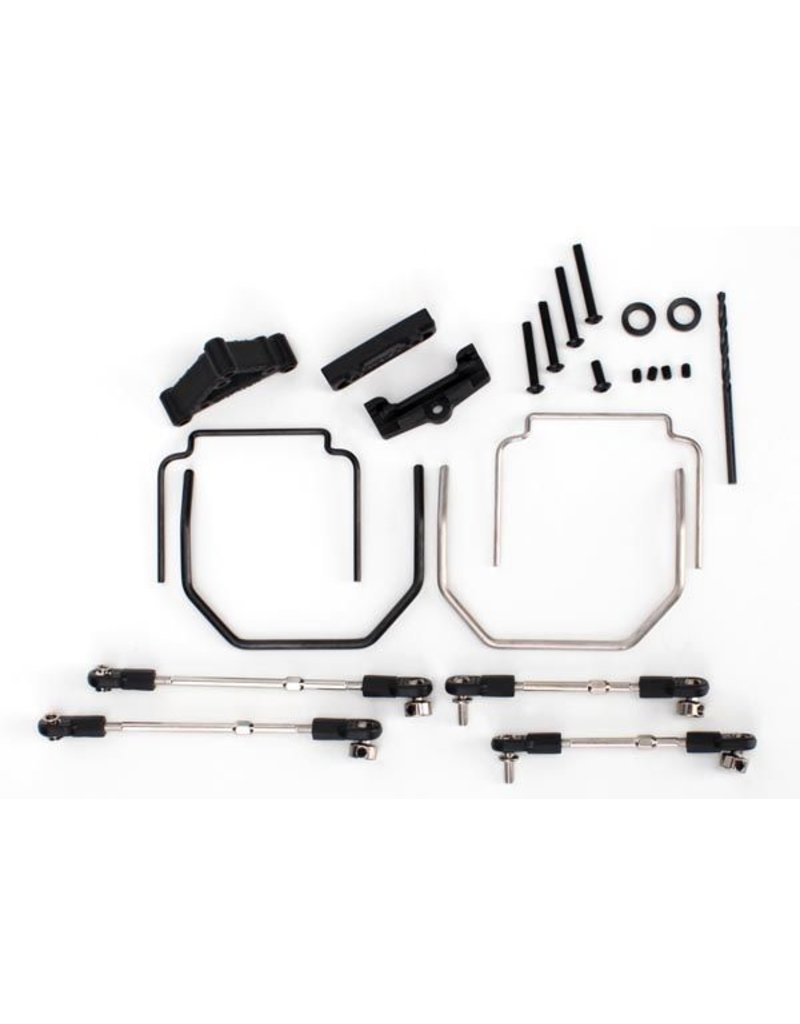 TRAXXAS TRA5498 SWAY BAR KIT, REVO (FRONT AND REAR) (INCLUDES THICK AND THIN SWAY BARS AND ADJUSTABLE LINKAGE) (REQUIRES PART #5411 TO INSTALL REAR BUMPER)