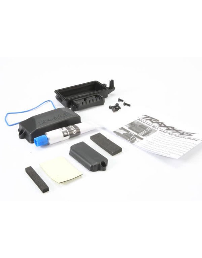 TRAXXAS TRA5624 BOX, RECEIVER (SEALED)/ FOAM PAD/ SILICONE GREASE/ 3X8MM BCS (2)/ 2.5X8MM CS (2)/ 3X6MM BCS (2)