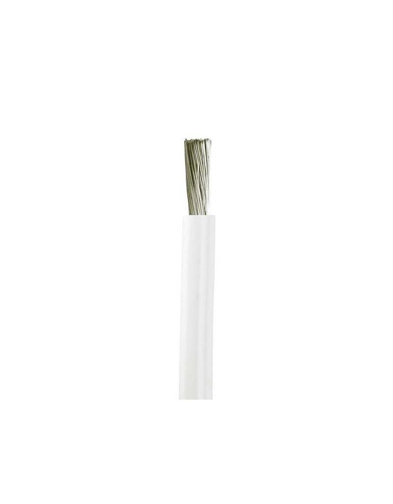 LECTRON PRO CSRC 10 AWG SILICONE WIRE WHITE: (BY THE FOOT)