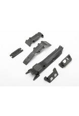 TRAXXAS TRA7037 SKIDPLATE SET, FRONT (1)/ REAR (1)/ TRANSMISSION (1)/ STEERING SERVO GUARDS (2) / STEERING SERVO COVER PLATE (1)