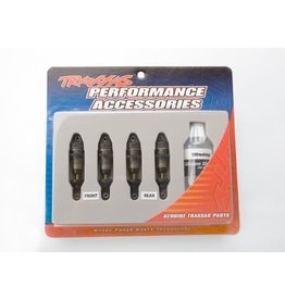 TRAXXAS TRA7061X SHOCKS, GTR HARD ANODIZED, PTFE-COATED BODIES WITH TIN SHAFTS (FULLY ASSEMBLED, WITHOUT SPRINGS) (4)