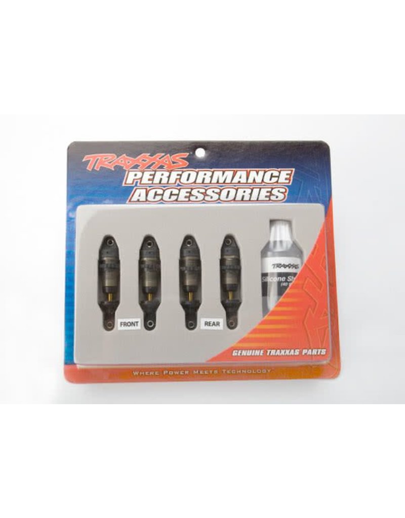 TRAXXAS TRA7061X SHOCKS, GTR HARD ANODIZED, PTFE-COATED BODIES WITH TIN SHAFTS (FULLY ASSEMBLED, WITHOUT SPRINGS) (4)