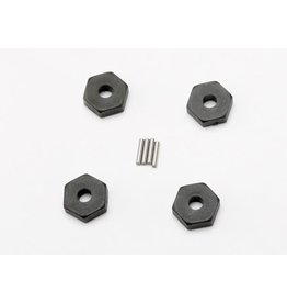 TRAXXAS TRA7154 WHEEL HUBS, HEX (4)/ AXLE PINS (1.5X8MM) (4)