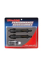 TRAXXAS TRA7462X SHOCKS, GTR XX-LONG HARD-ANODIZED, PTFE-COATED BODIES WITH TIN SHAFTS (ASSEMBLED) (2) (WITHOUT SPRINGS)