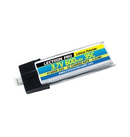 LECTRON PRO LECTRON PRO 1S LIPO 3.7V 600MAH 35C BATTERY: UMX