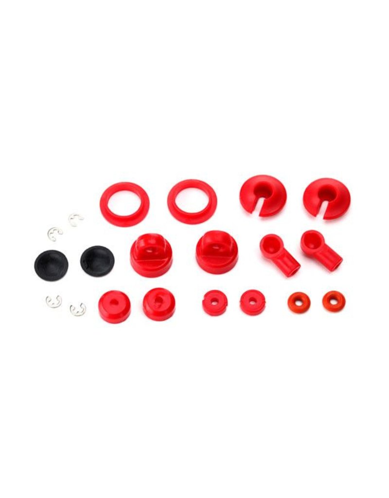 TRAXXAS TRA7662 REBUILD KIT, OIL-FILLED SHOCKS (O-RING, BLADDER, PISTON, SHAFT GUIDE, E-CLIPS, SHOCK CAP, SHOCK ROD END) RENEWS 2 SHOCKS