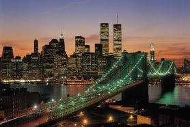 TOM100-092 NEW YORK USA 1000 PCS PUZZLE GLOW IN THE DARK