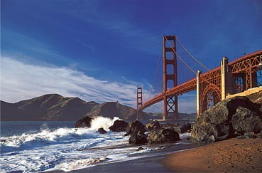 TOM150-024 GOLDEN STATE BRIDGE SAN FRANCISCO 1500 PCS PUZZLE