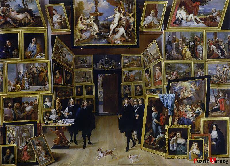TOM50-120 ARCHDUKE LEOPOLD WILHEM HIS PICTURE GALLERY 500 PCS PUZZLE