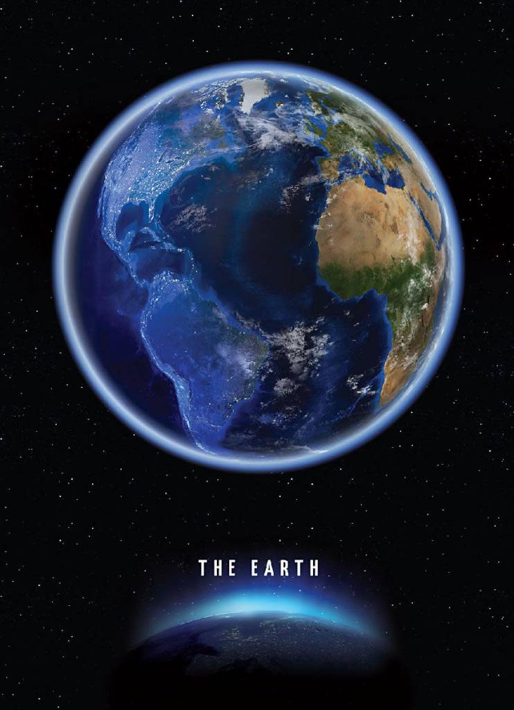 TOM50-062 THE EARTH 500 PCS PUZZLE GLOW IN THE DARK