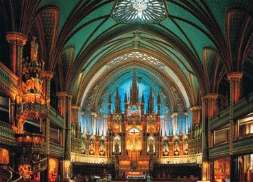 TOM200-012 NOTRE DAME DE MONTREAL CANADA 2000 PCS PUZZLE